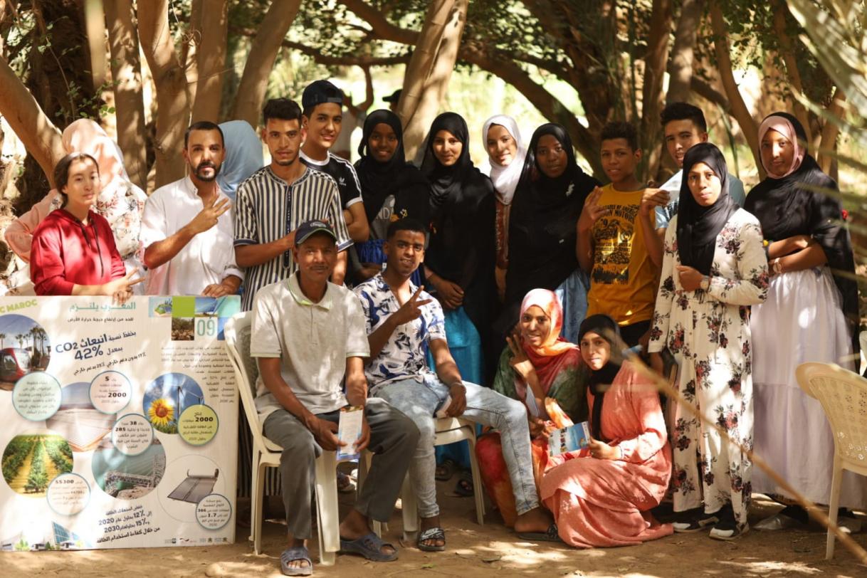 Workshops in the  Oasis of Aguinane and Ferkla