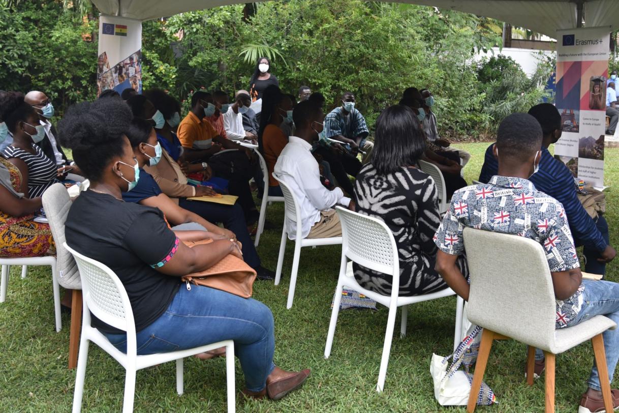 Pre-departure sensitisation event for 2021 Erasmus+ Scholarship Awardees in Ghana