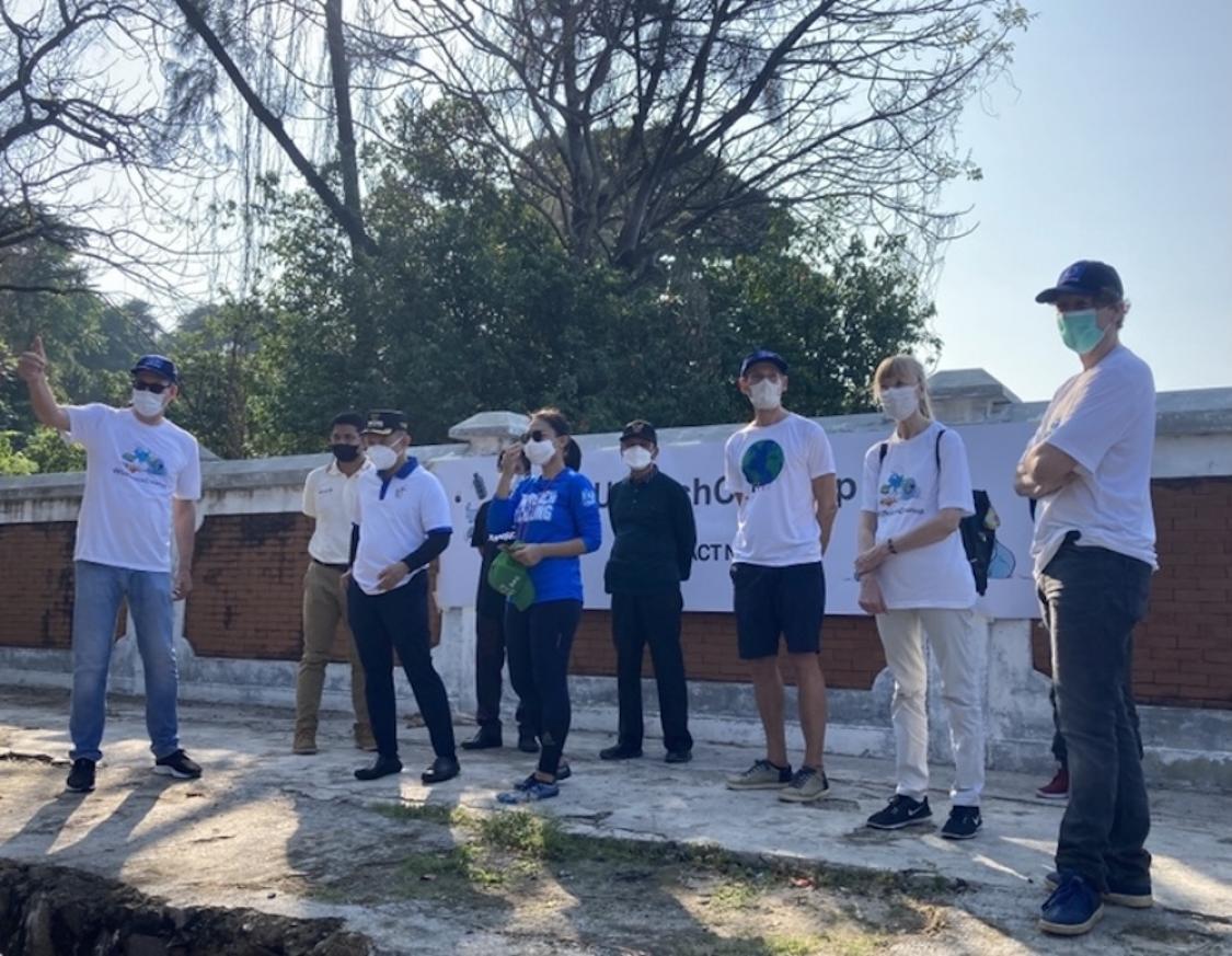 #EUBeachCleanup at Damar Island