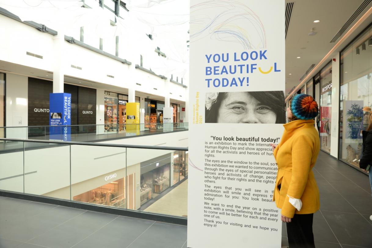exhibition at the mall