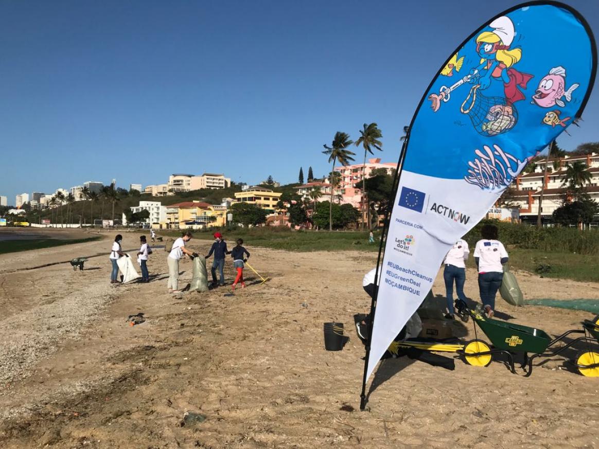 #EUBeachCleanup Mozambique 2021