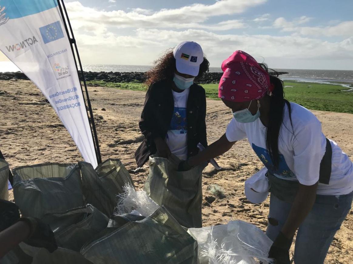 #EUBeachCleanup Mozambique 2021