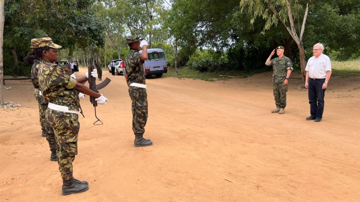 Members of the Finnish Parliament visit  EUTM Mozambique