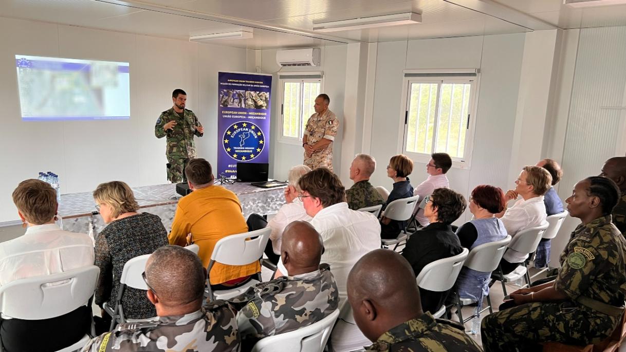 Members of the Finnish Parliament visit  EUTM Mozambique