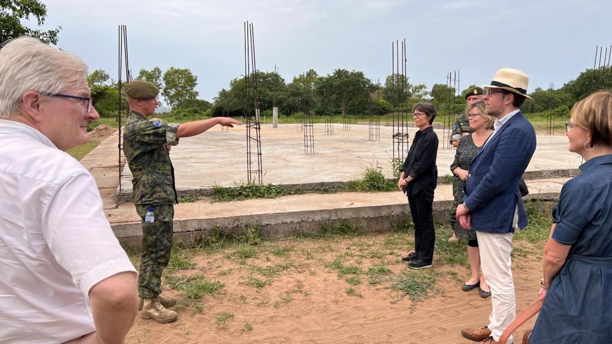 Members of the Finnish Parliament visit  EUTM Mozambique