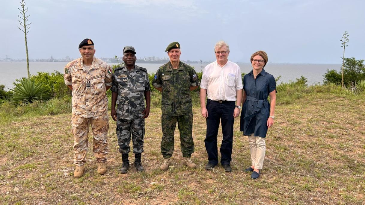 Members of the Finnish Parliament visit  EUTM Mozambique
