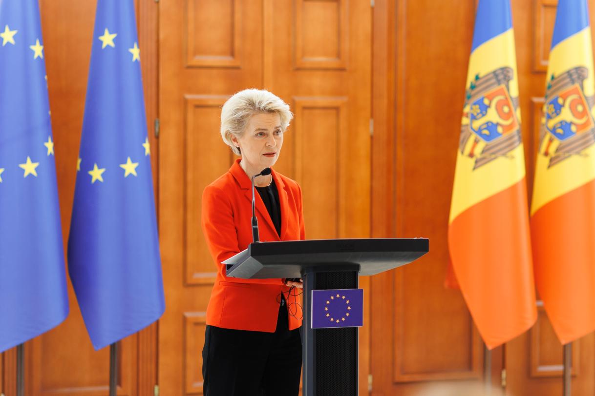 Joint press conference with Moldovan President 