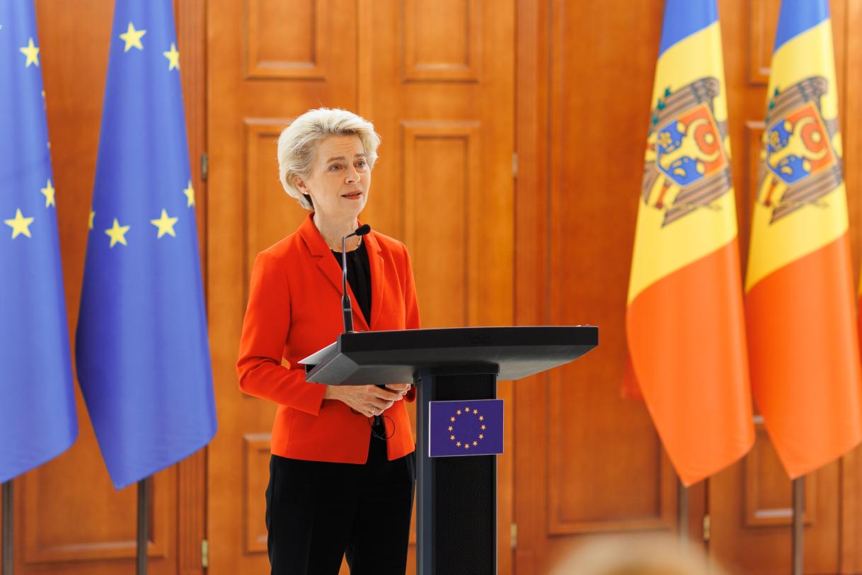 Joint press conference with Moldovan President 