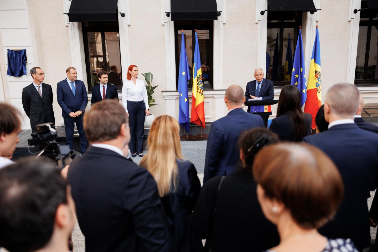  High Representative/Vice-President Josep Borrell at the launch of the EU Partnership Mission in Chisinau