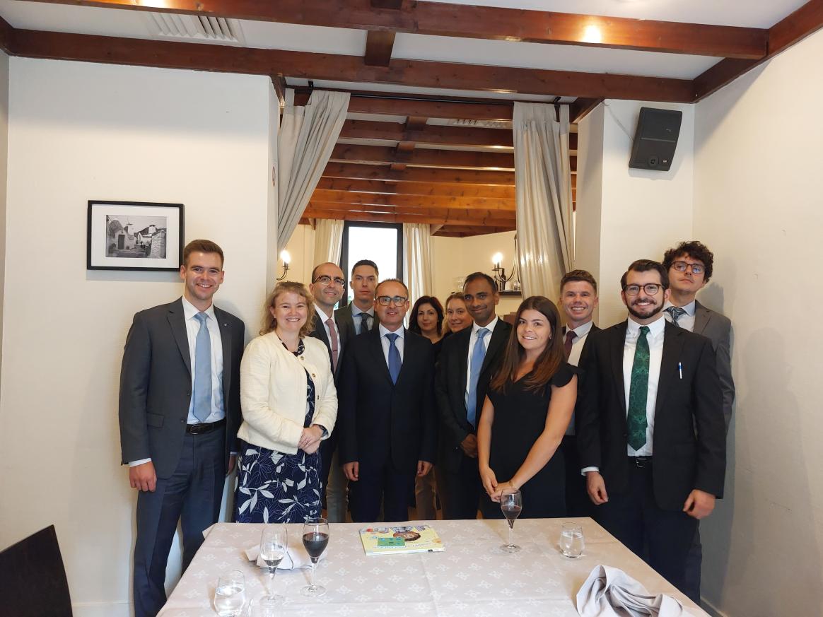 Working lunch with MEP Cristian-Silviu Busoi