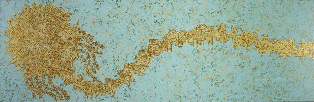 Serie Los Techos de mi barrio, Aquel Barrilete 2 - Autor: Alejandro Ramírez - Exposición Más allá del mural