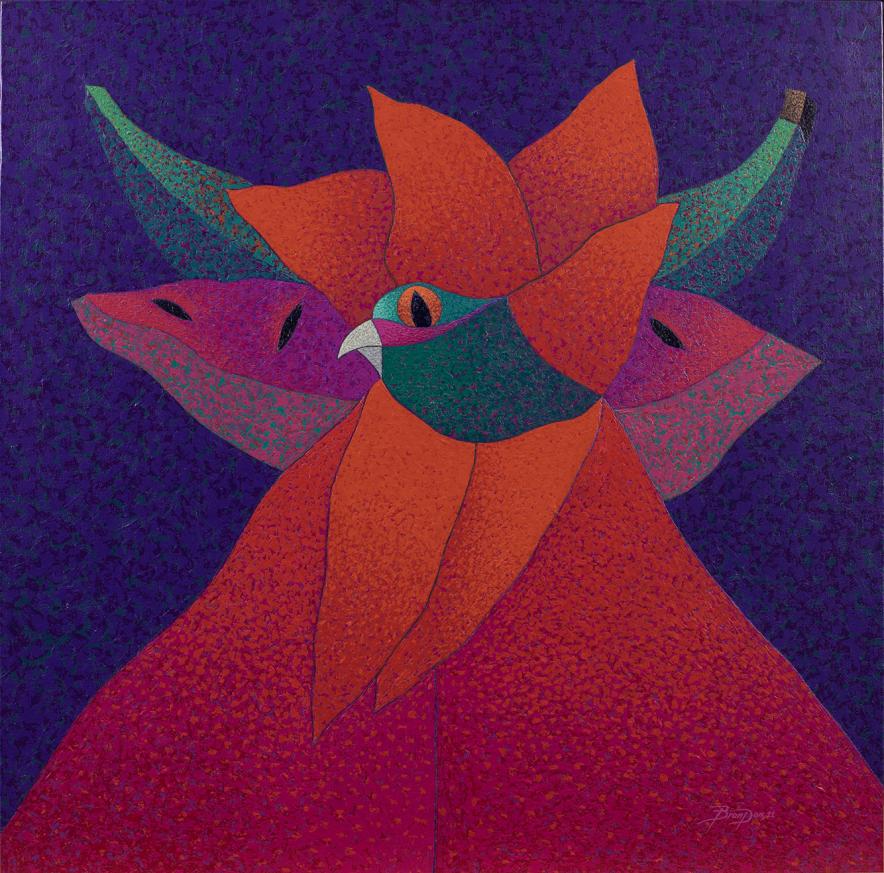 Serie Gallos 1 - Autor: Brandon Ramírez - Exposición Más allá del mural