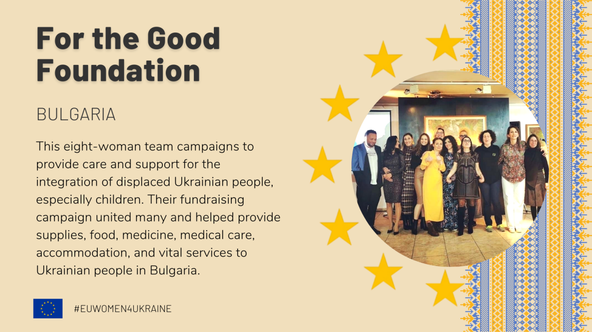 Image of a group of people with a description of their contributions.