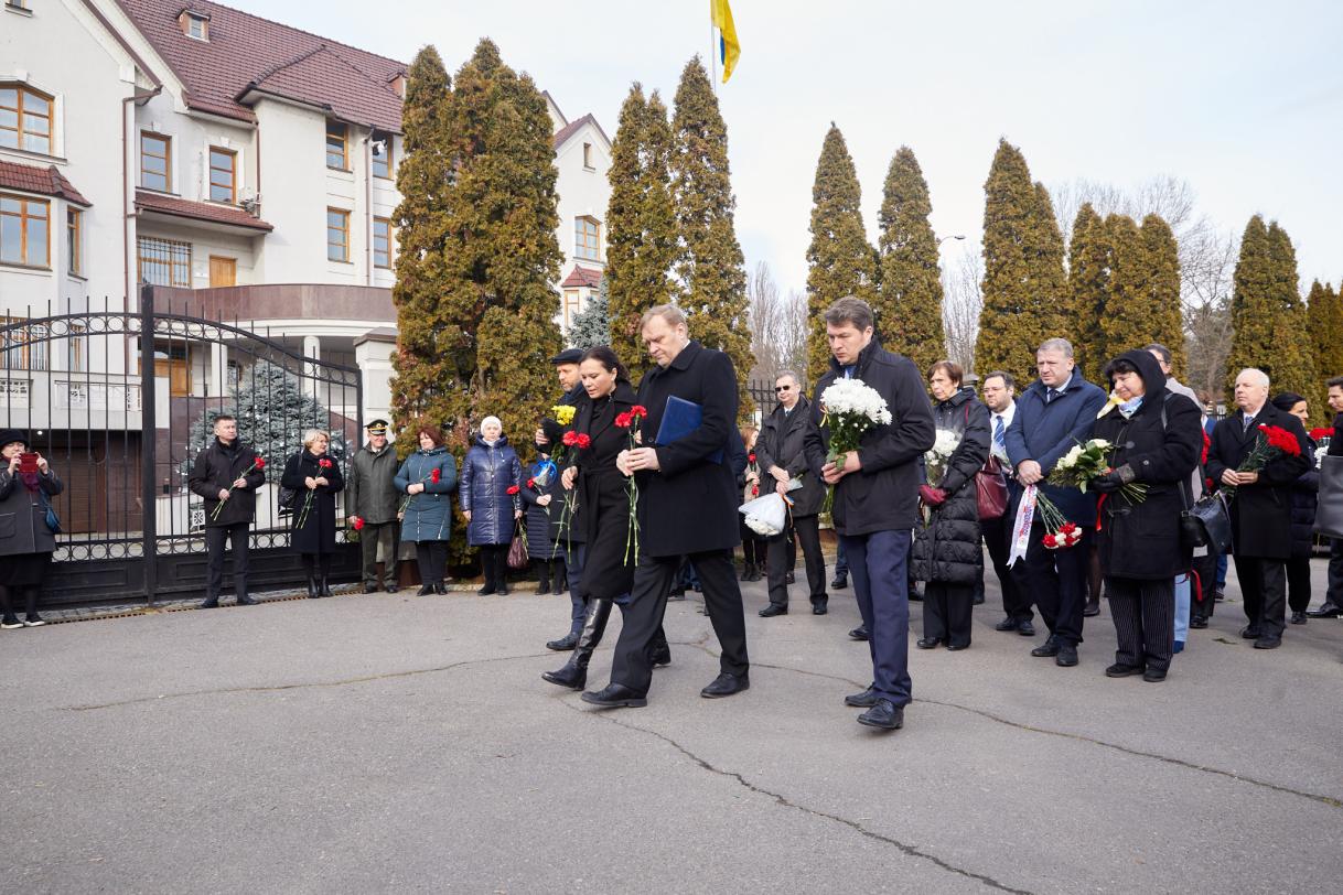 Embassy of Ukraine to the Republic of Moldova: EU Ambassador and Member States Ambassadors at the ceremony to mark one-year of Russia's invasion on Ukraine 