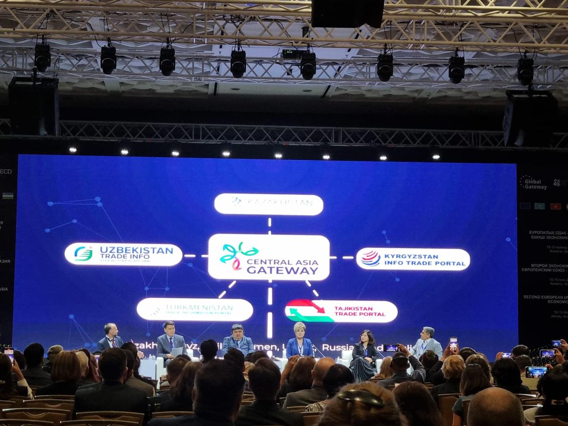 The “Smart trade – Reengineering business operations along EU-CA corridors” panel discussed challenges of EU-CA trade