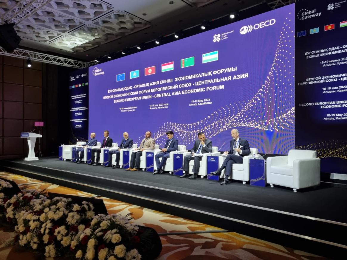 The first panel of the second day, titled “Improving the Business Climate in Central Asia”, discussed factors that could improve business environment learning from positive examples in Europe