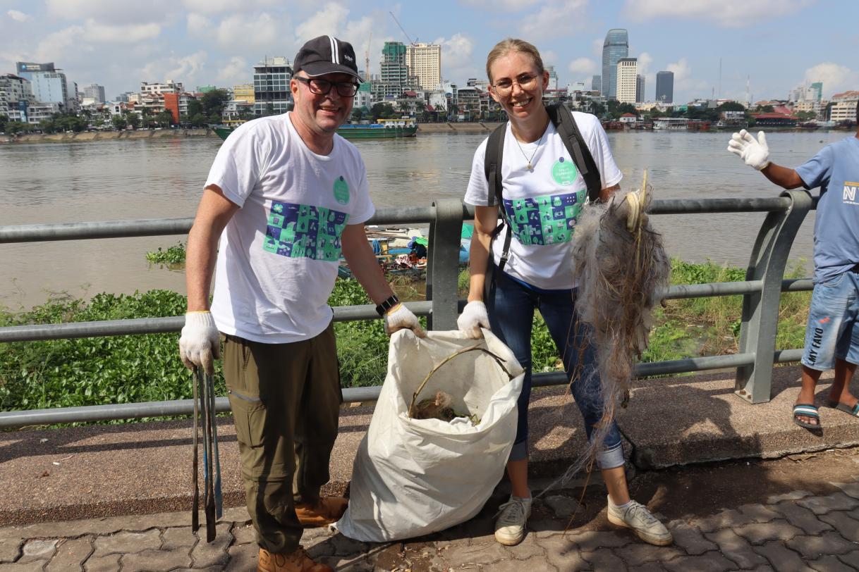 EU-ASEAN Green Diplomacy Week 2023 in Cambodia: Mekong River Cleanup