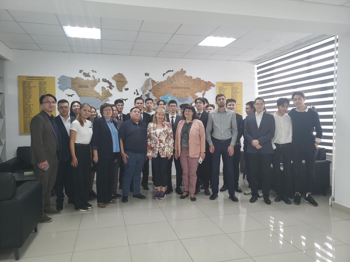 Al-Farabi National University’s Faculty of International Relations’ professors and students