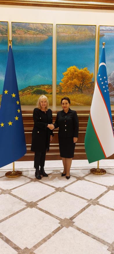 Meeting with H.E. Tanzila Narbaeva, Chairperson of the Senate of the Oliy Majlis of Uzbekistan