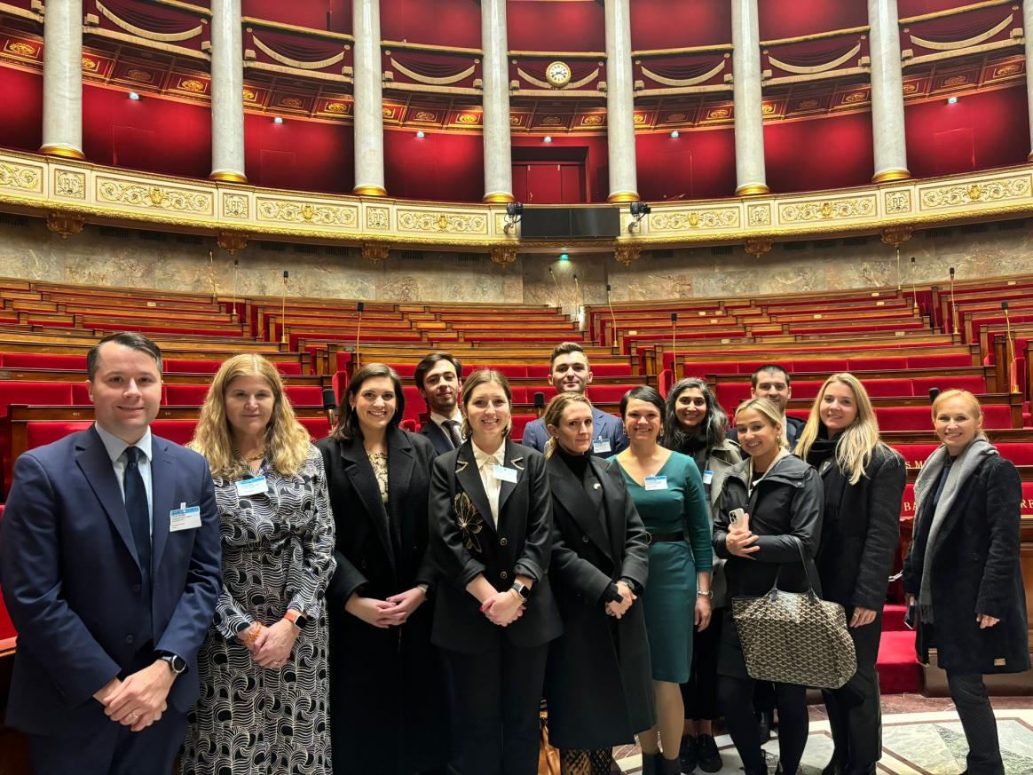 At the National Assembly, Paris