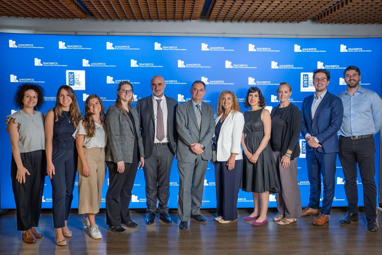 With MFA Director B1, Apostolos Michalopoulos and Director of Demokritos, Georgios Nounesis, Athens