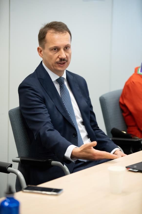 Discussing economics with Rafal Raciborski, Analyst from DG ECFIN, Brussels