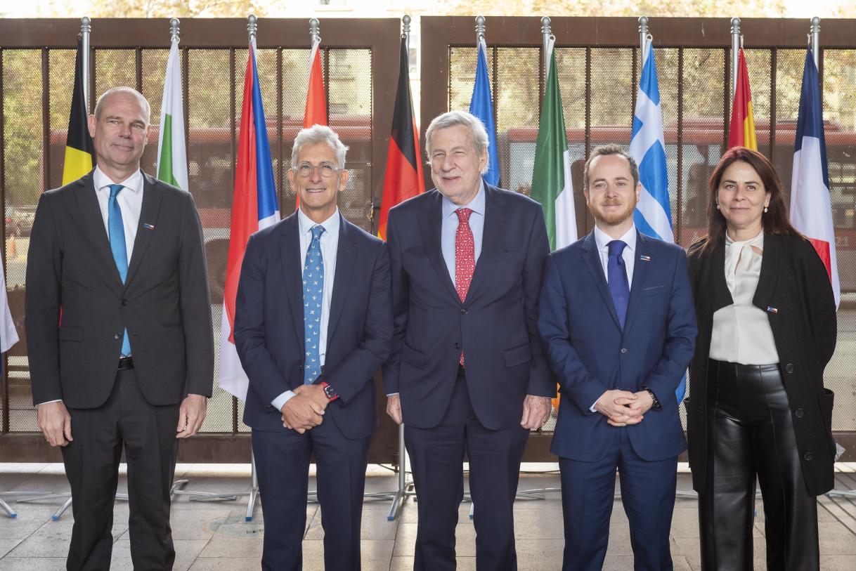 Canciller y Jefes de Sección UE
