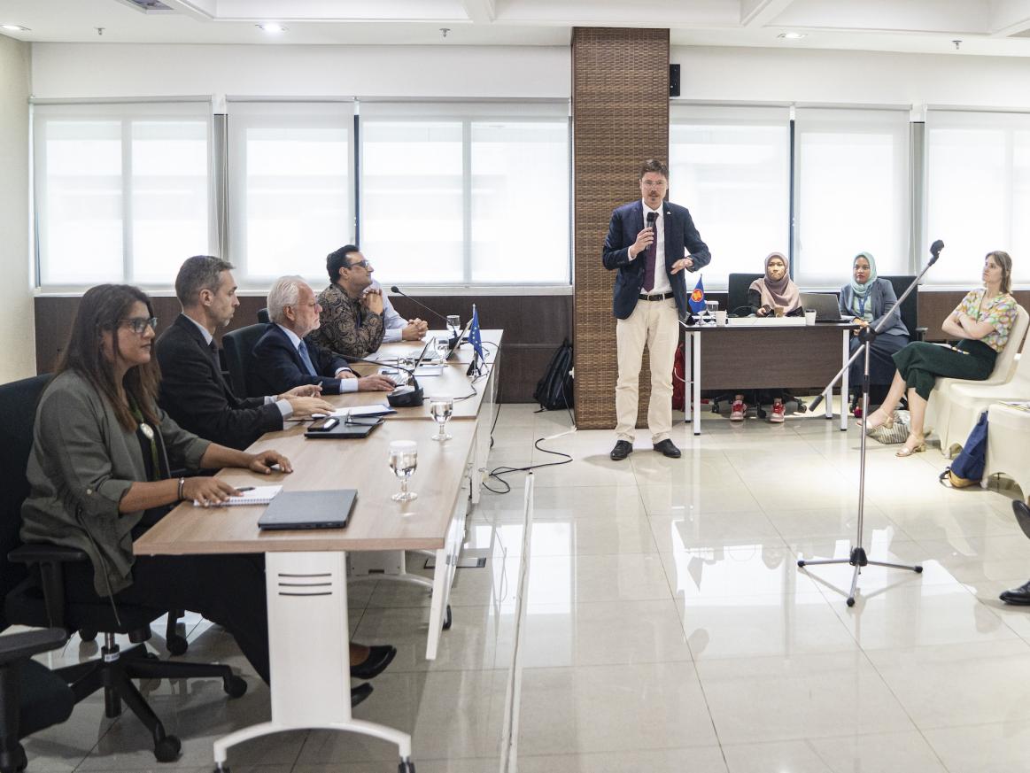 Meeting at the ASEAN Secretariat