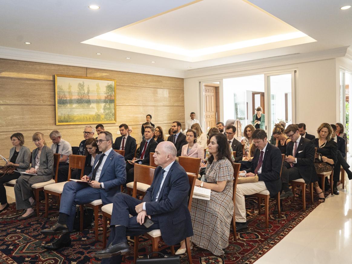 Discussion hosted by the German Embassy