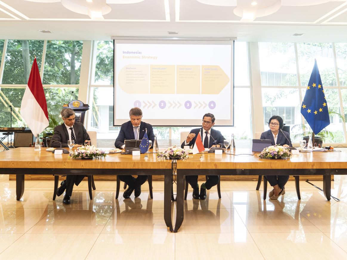 Meeting at the Indonesian Ministry of Foreign Affairs