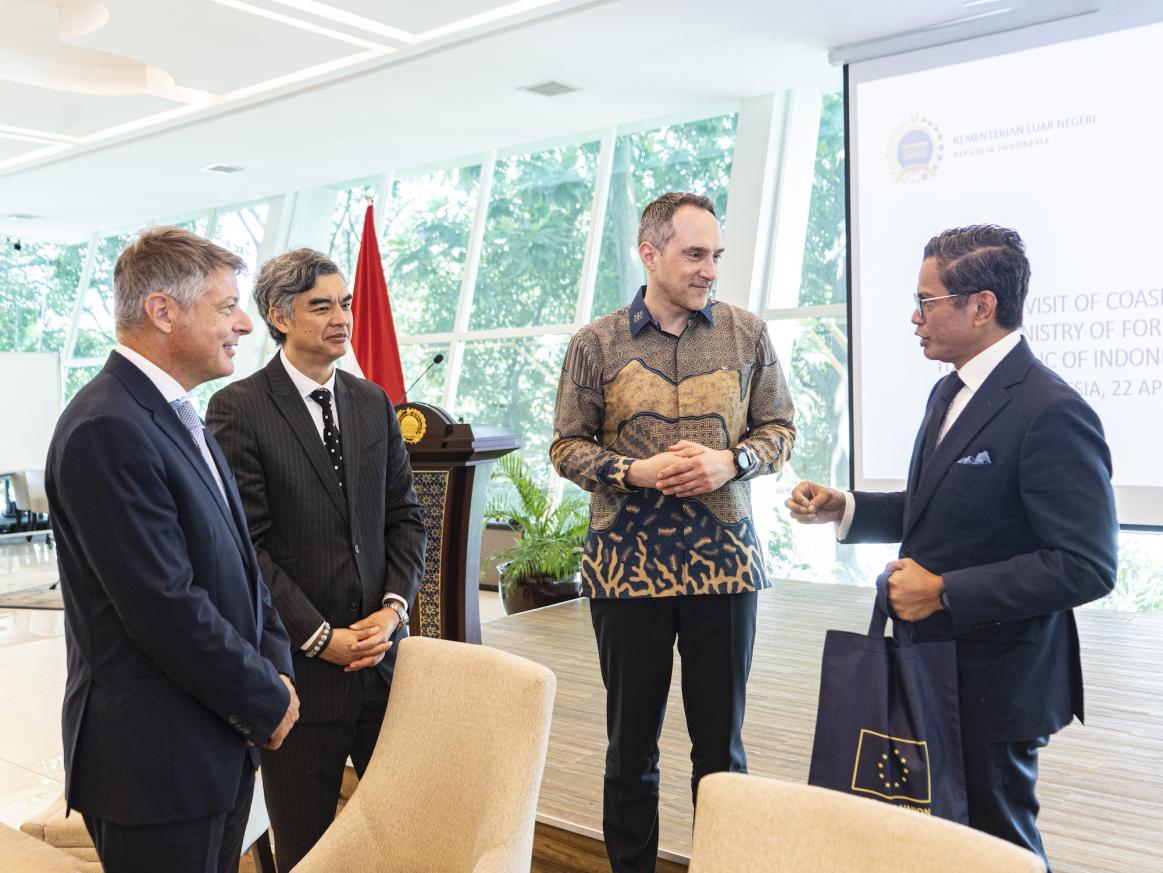 Meeting at the Indonesian Ministry of Foreign Affairs