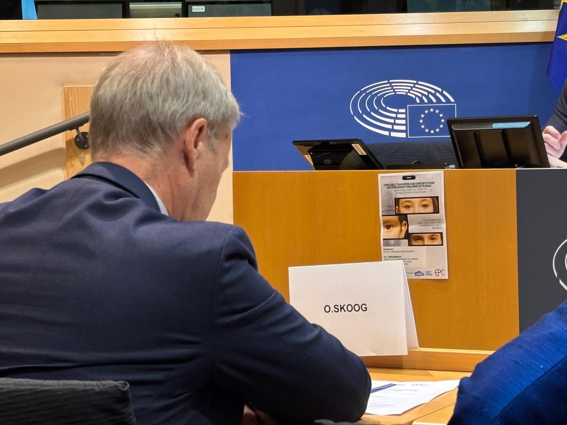 European Parliament Conference on Deportations of Ukrainina Children by Russia