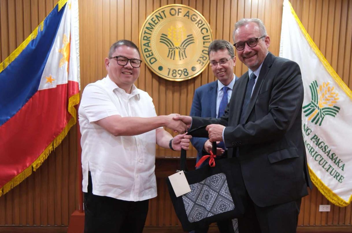 Ambassador Massimo Santoro courtesy call with PH Agriculture Sec. Francisco Tiu Laurel