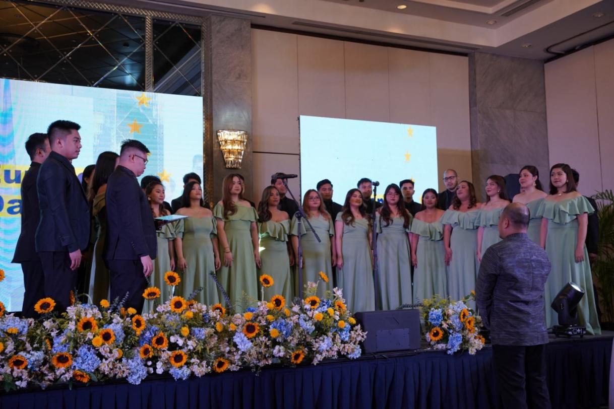 EU Amb. Massimo Santoro led the Europe Day celebrations to mark the 75th anniversary of the Schuman 