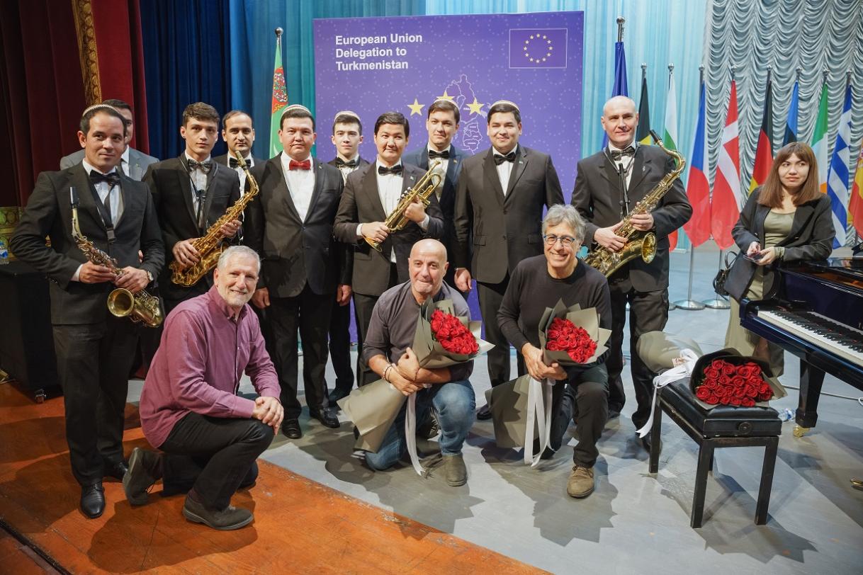 Jazz concert of the Italian Antonio Flinta Trio in Ashgabat, 24 November 2024 