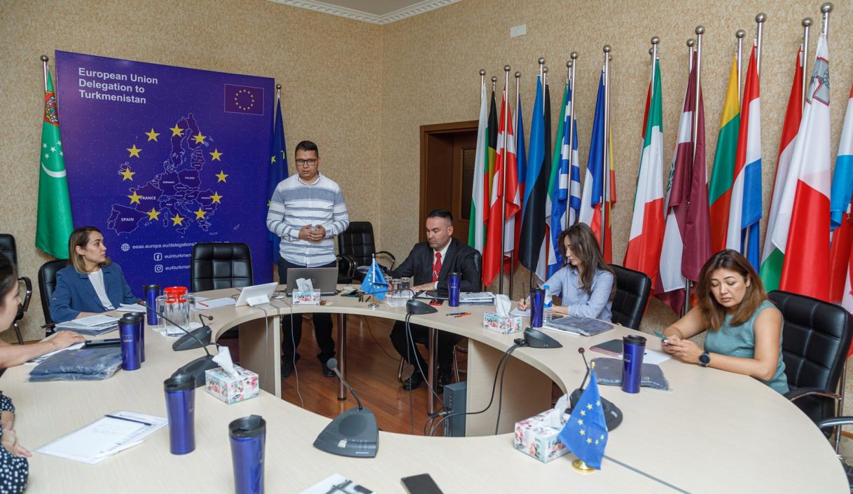The EU Delegation holds consultations on development of journalism in Turkmenistan
