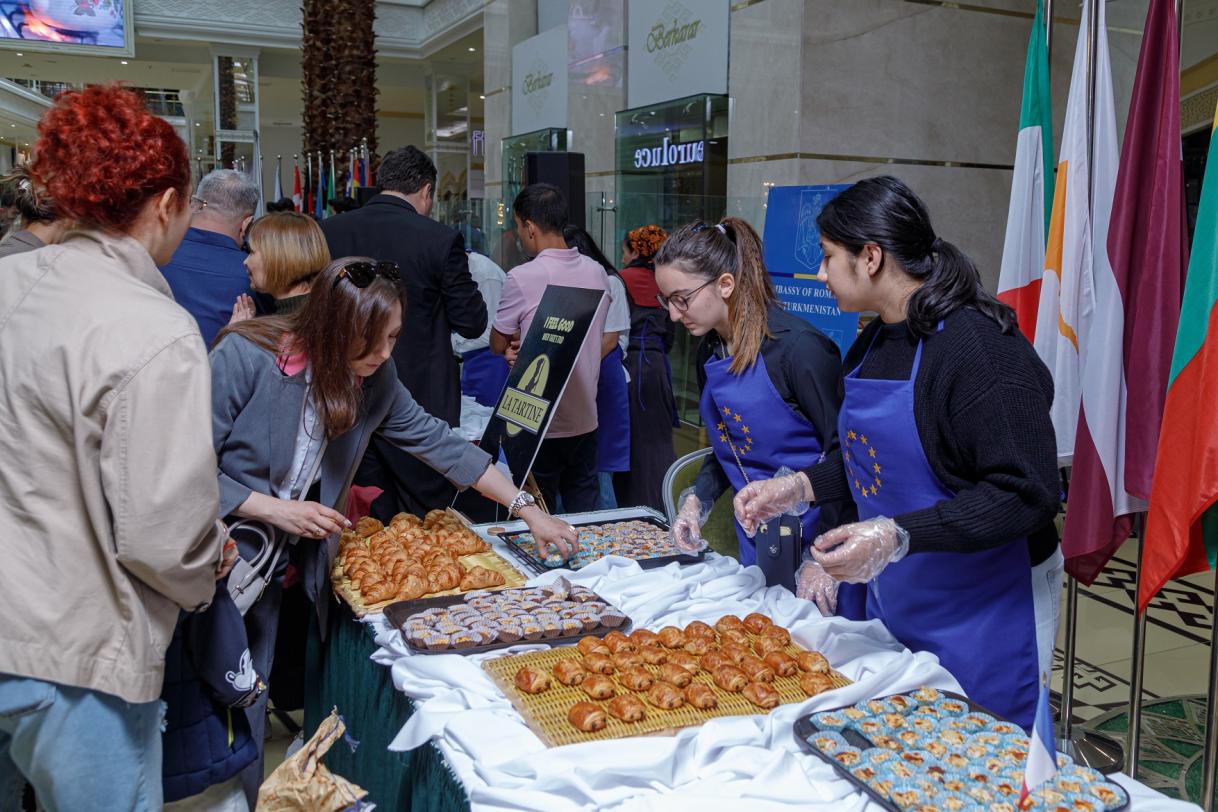 EU Delegation and EU Member States held European food tasting for residents and visitors of Ashgabat