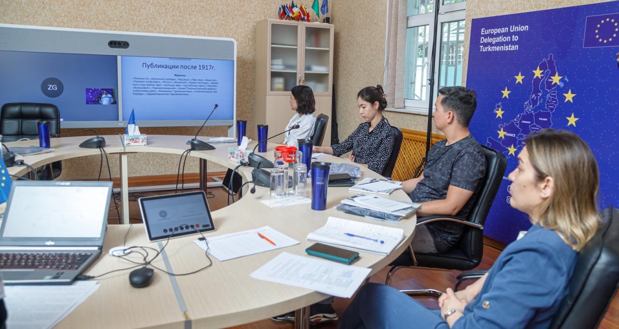 The EU Delegation holds consultations on development of journalism in Turkmenistan