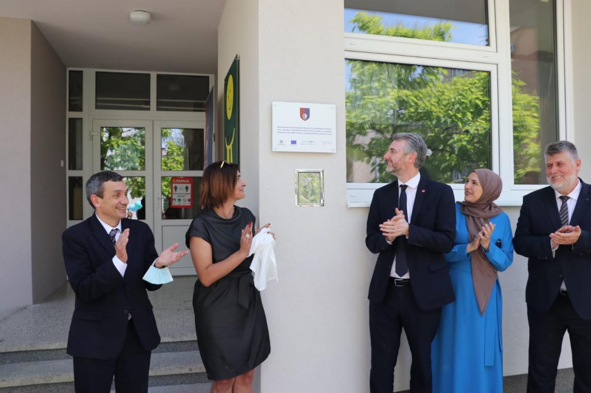 Works on improving thermal insulation of Kindergarten “Labudovi” in Sarajevo completed