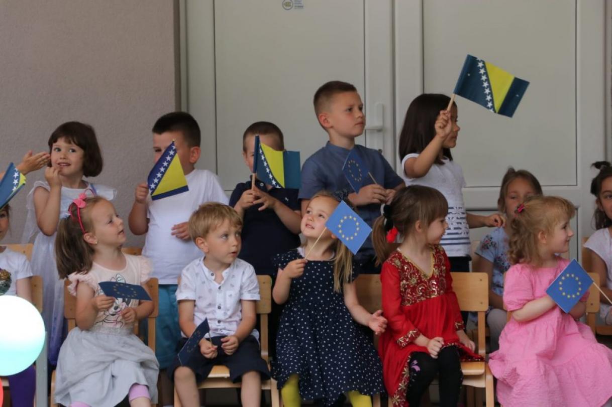 Works on improving thermal insulation of Kindergarten “Labudovi” in Sarajevo completed
