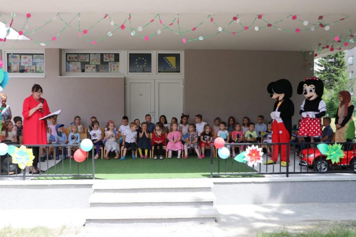Works on improving thermal insulation of Kindergarten “Labudovi” in Sarajevo completed