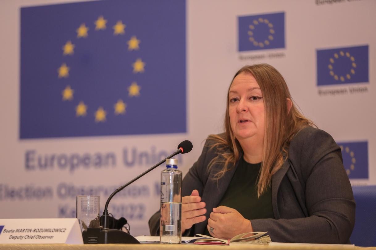 Beata Martin-Rozumiłowicz, Deputy Chief Observer of the EU EOM Kenya 2022