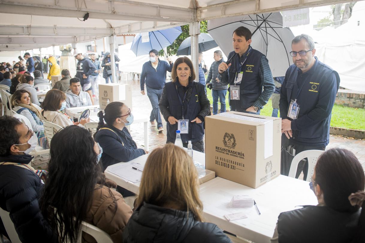 Jefe MOE UE COL en Colombia elecciones presidenciales