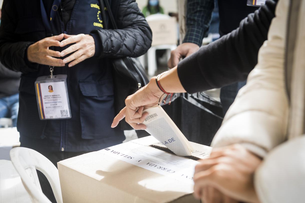 Jefe MOE UE COL en Colombia elecciones presidenciales