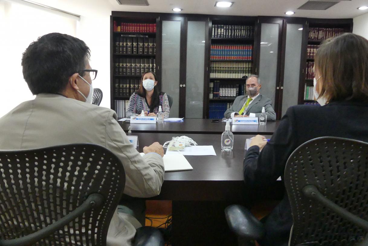First meetings between the #MOEUE Venezuela2021 and the National Electoral Council