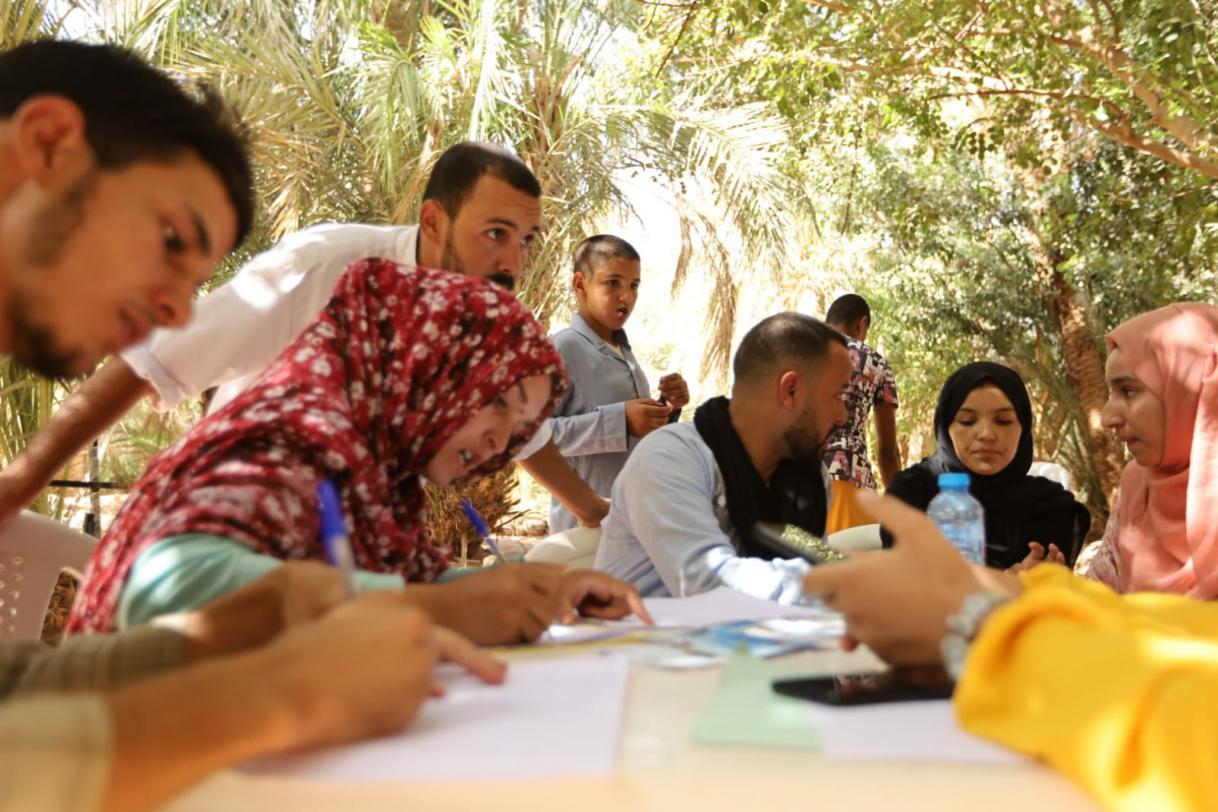 Workshops in the  Oasis of Aguinane and Ferkla