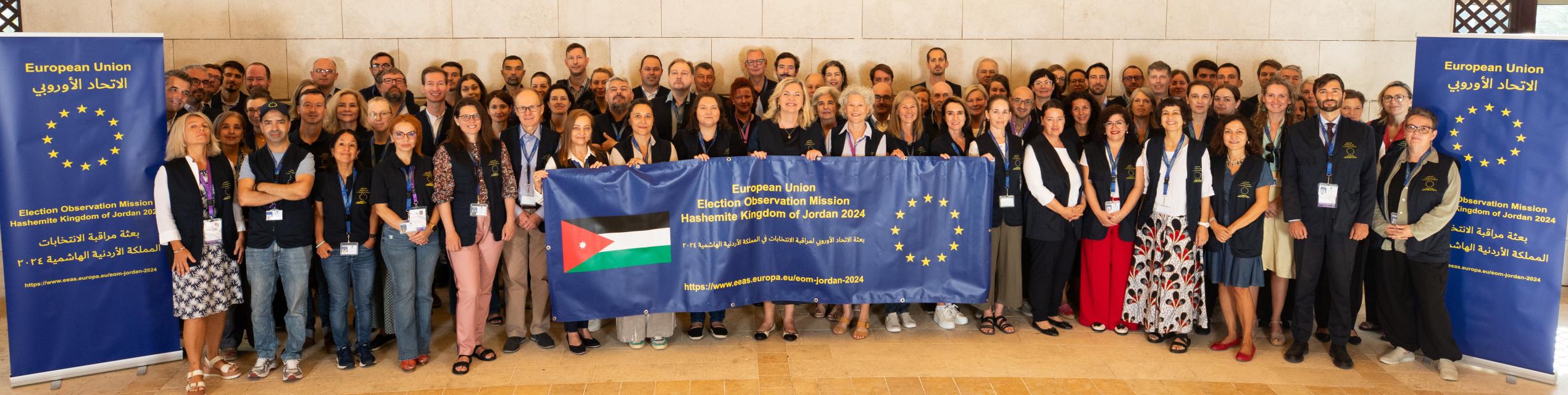 EOM Jordan mission family photo