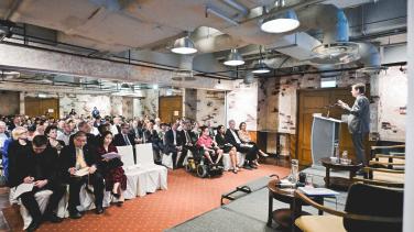 Around 100 participants from government, business, academia and diplomacy joined the event 