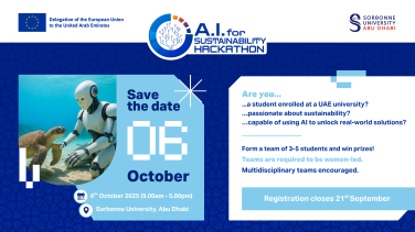 Call for Student Participants: AI Hackathon for Sustainability