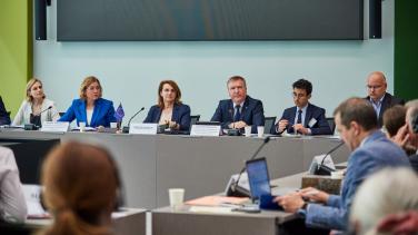 Ms Henna Virkkunen and M. Michael McGrath during the EU Heads of Mission Meeting